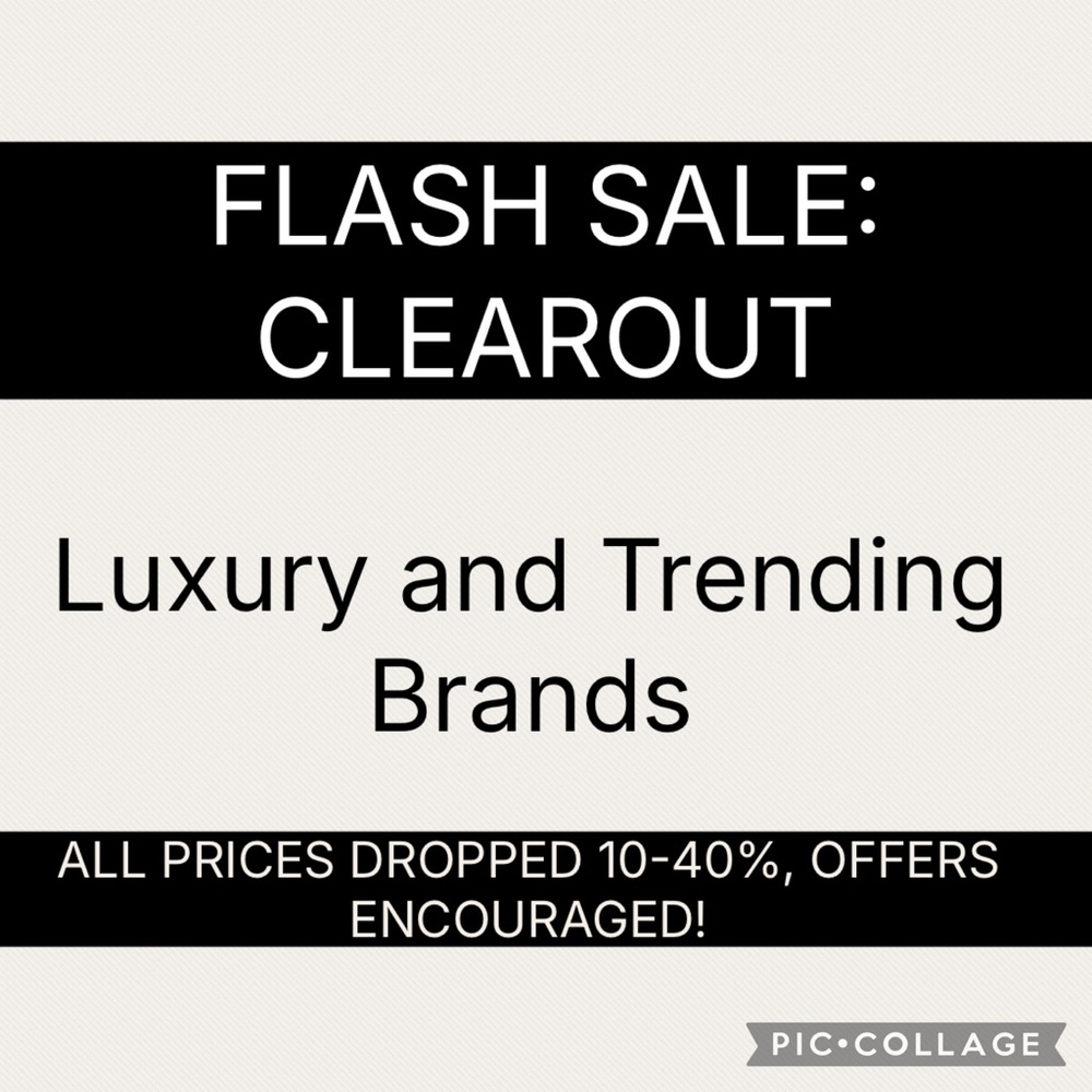 FLASH SALE: All Prices Dropped, Luxury & Designer Sale